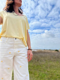 T-shirt lyocell vanille