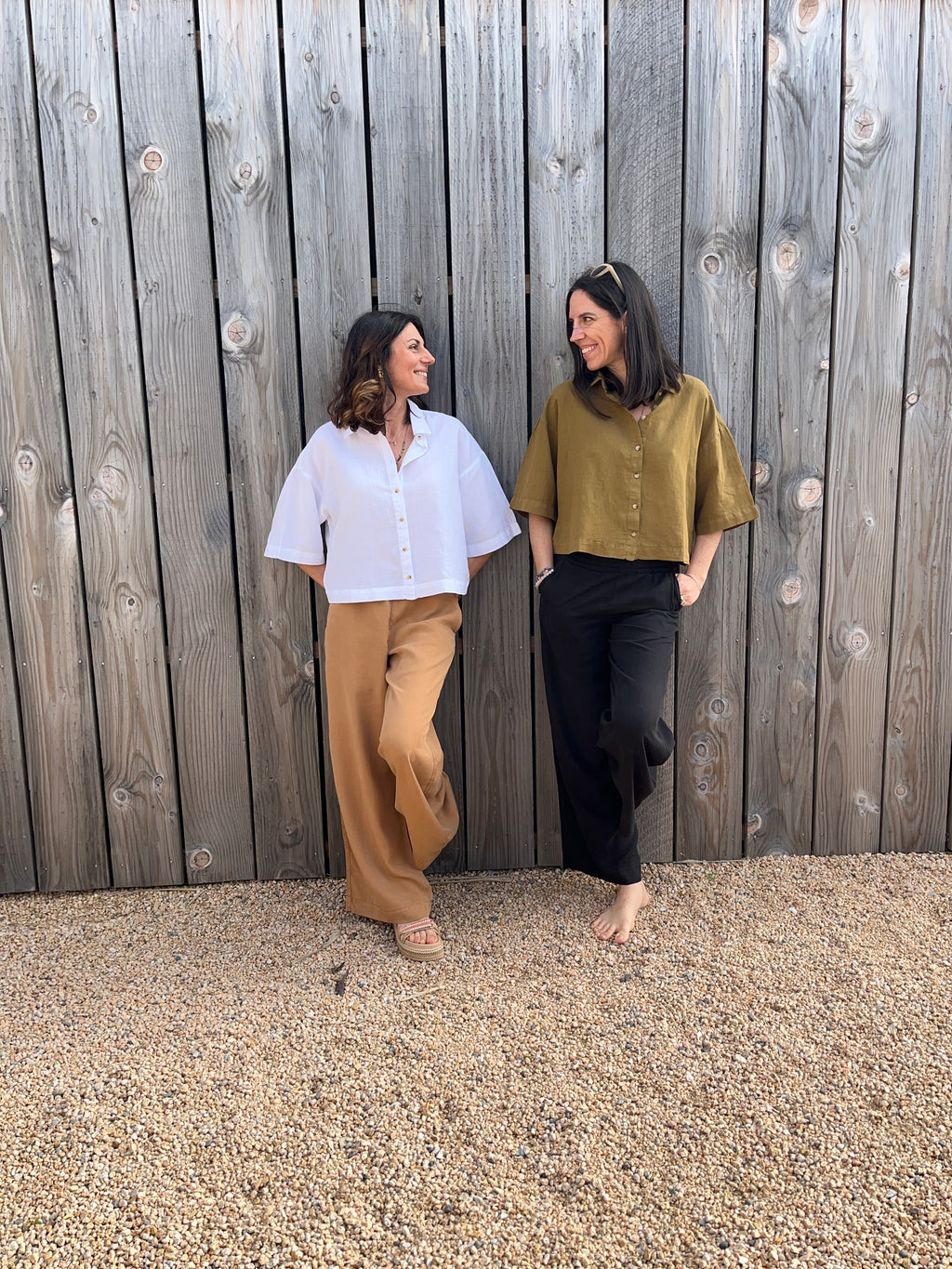 pantalon lyocell noir