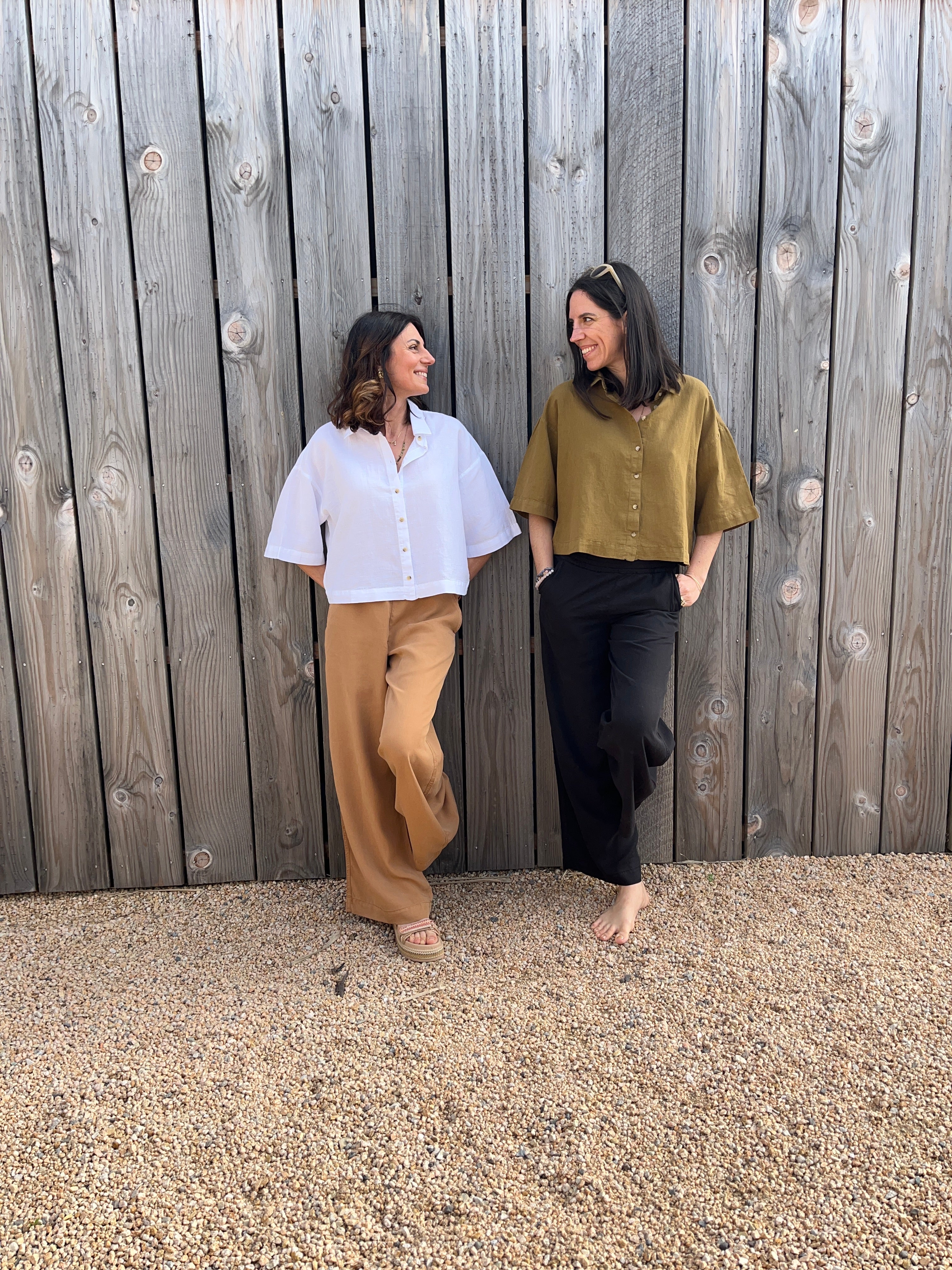 Pantalon lyocell caramel