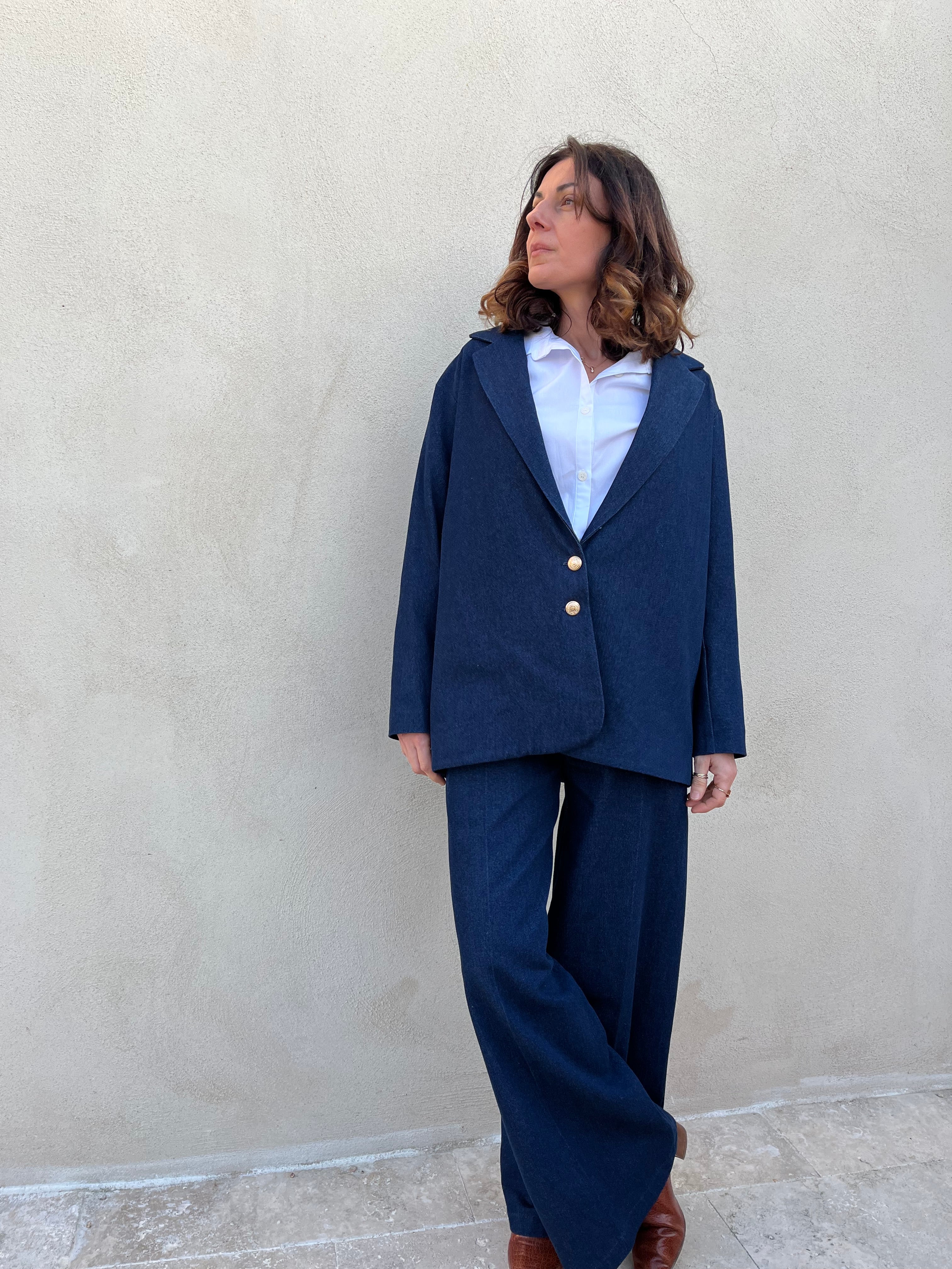 Veste jean brut