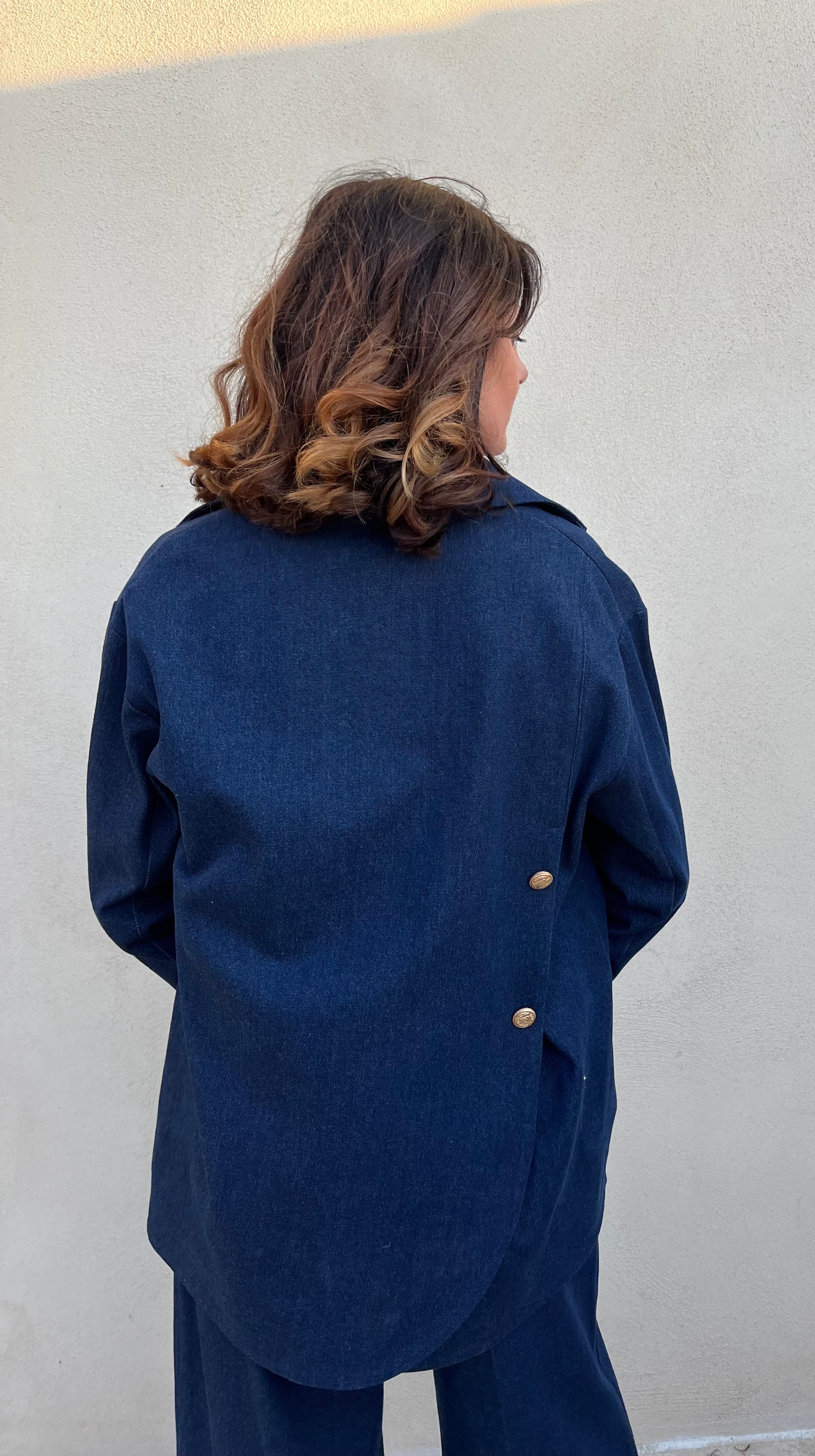 Veste jean brut