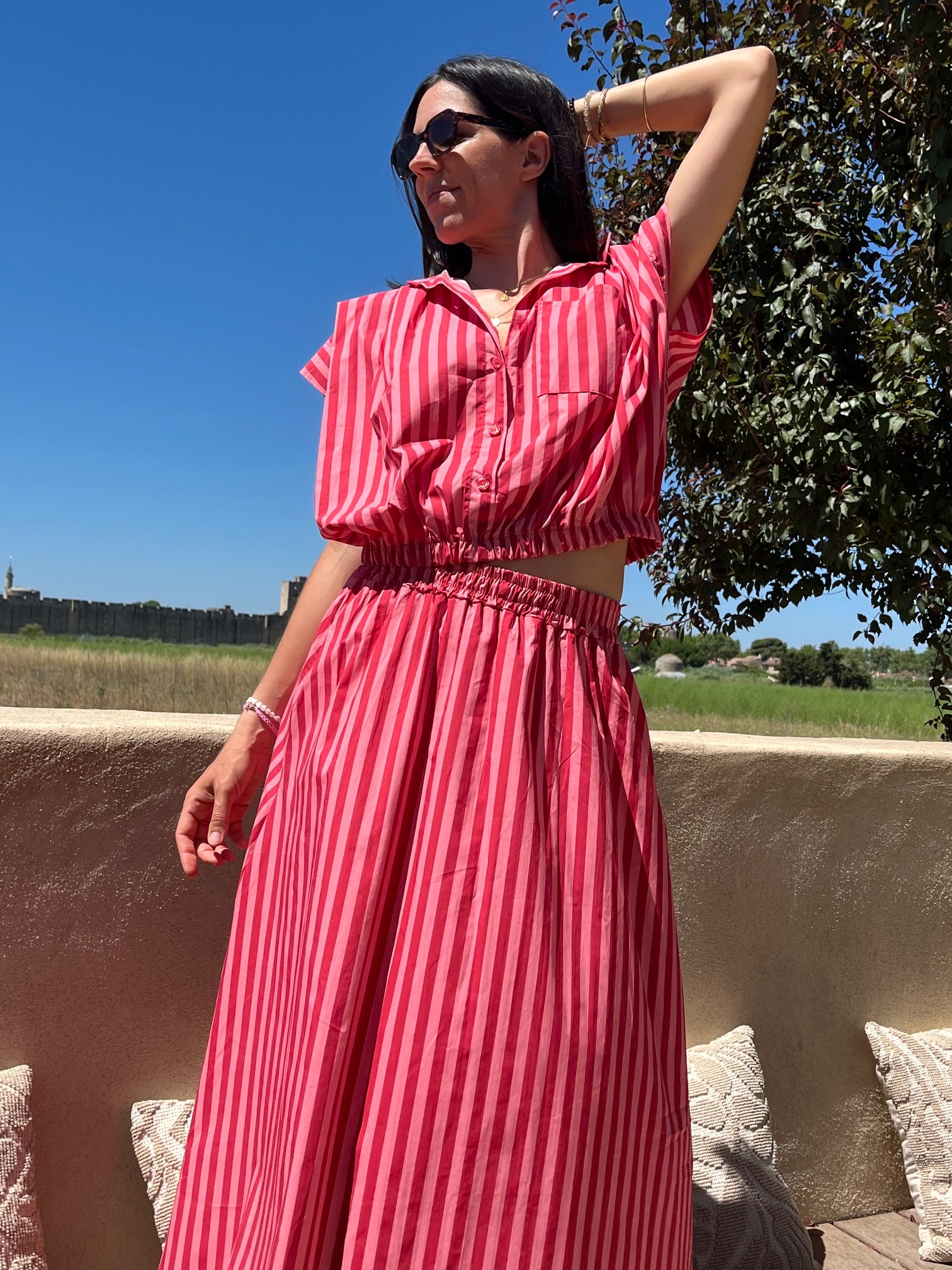 Ensemble rayé