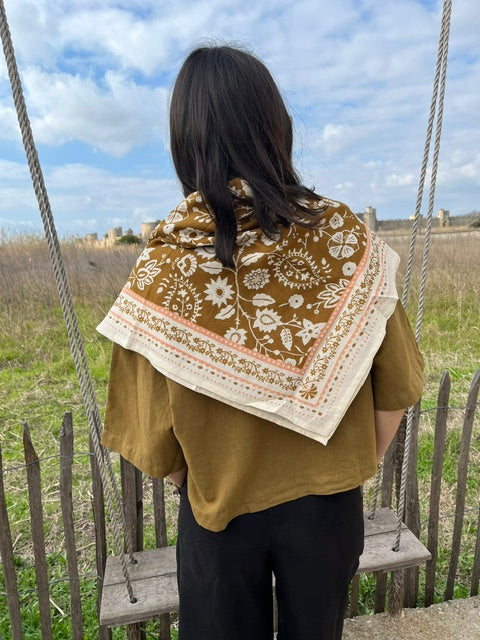 foulard bronze