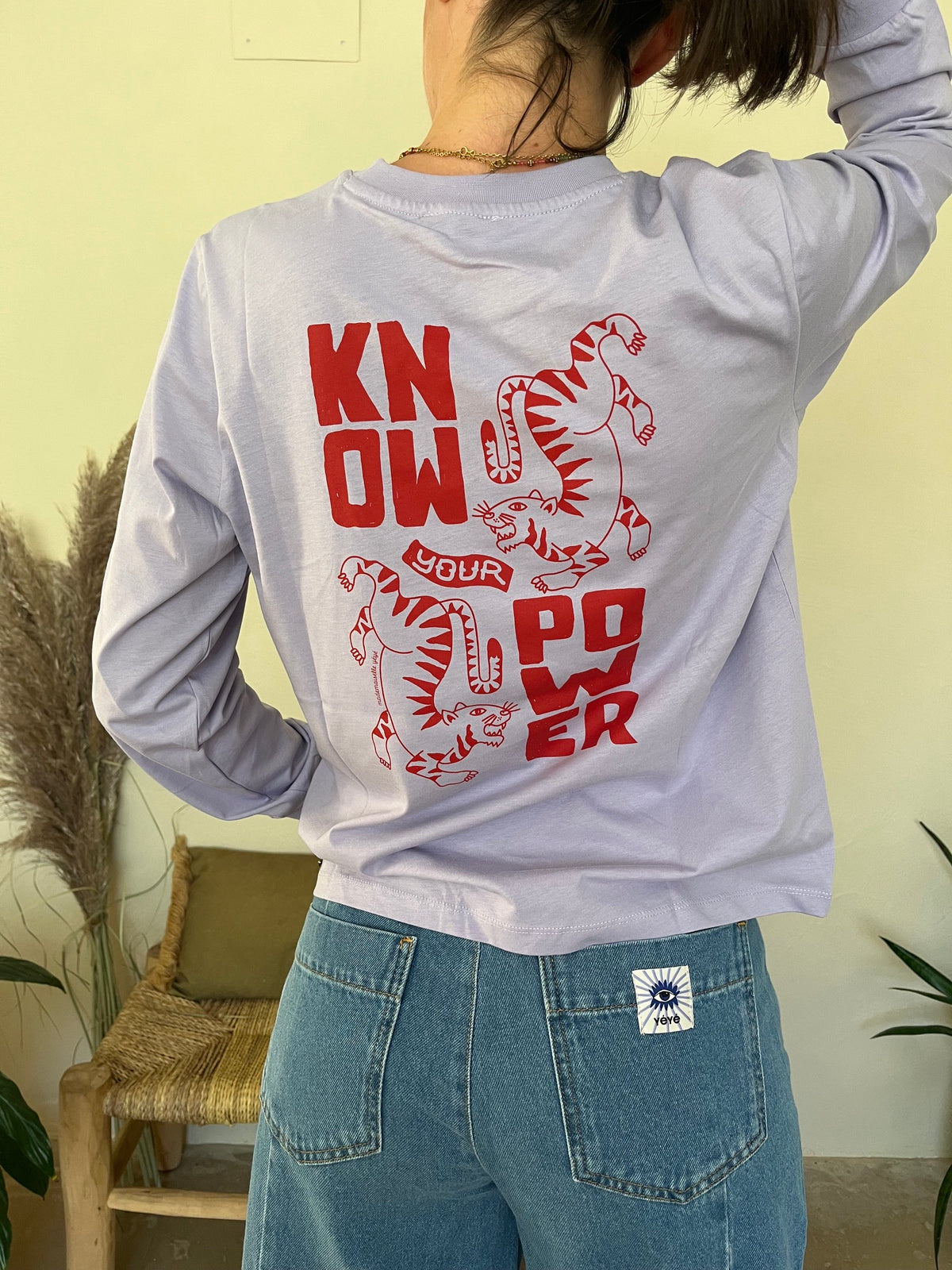 T-shirt lavande