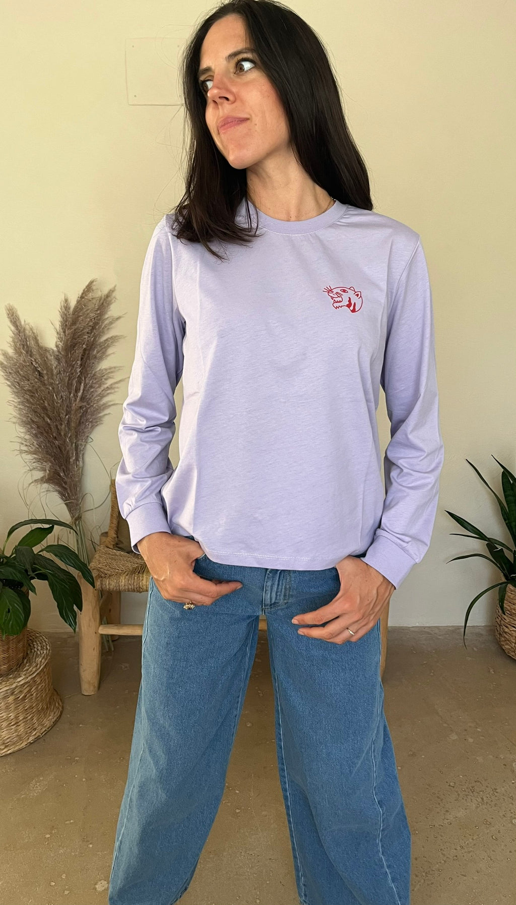 T-shirt lavande