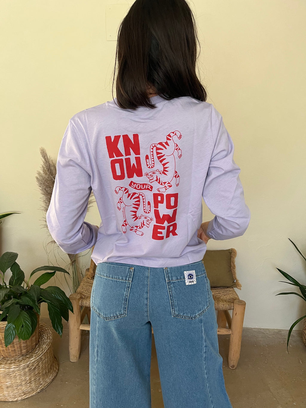 T-shirt lavande
