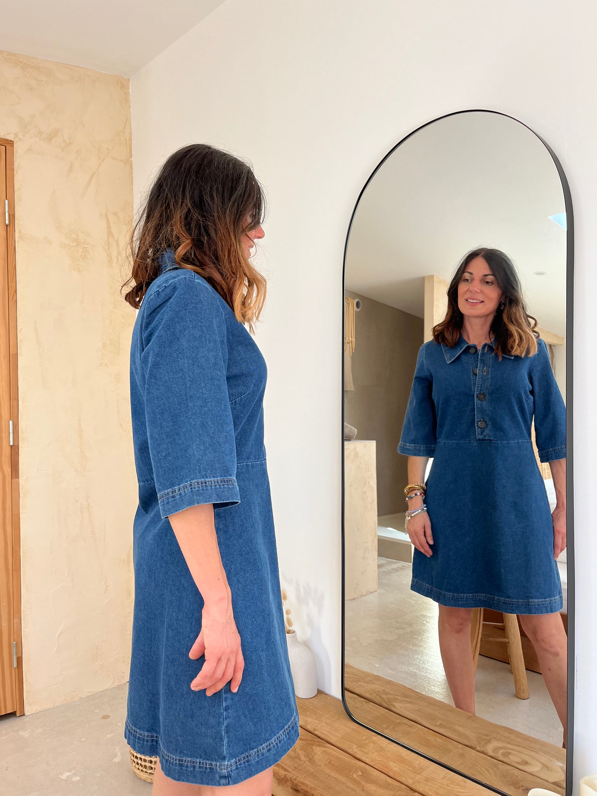 Robe en jean