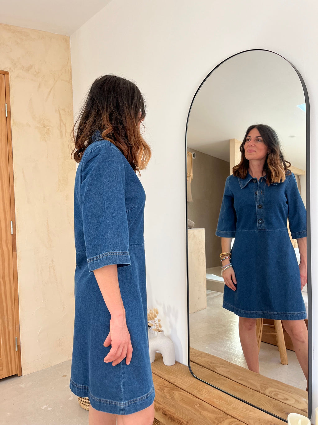 Robe en jean