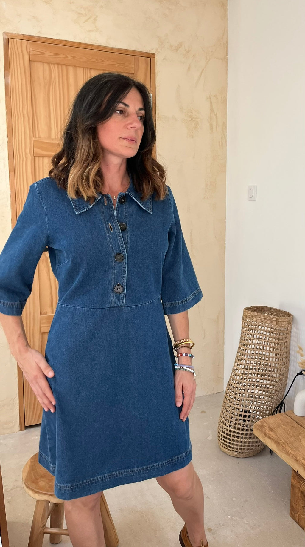 Robe en jean