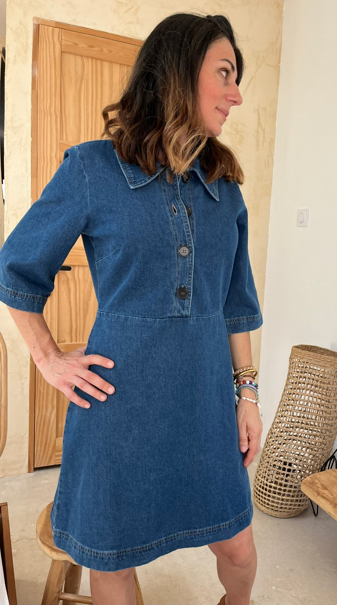 Robe en jean