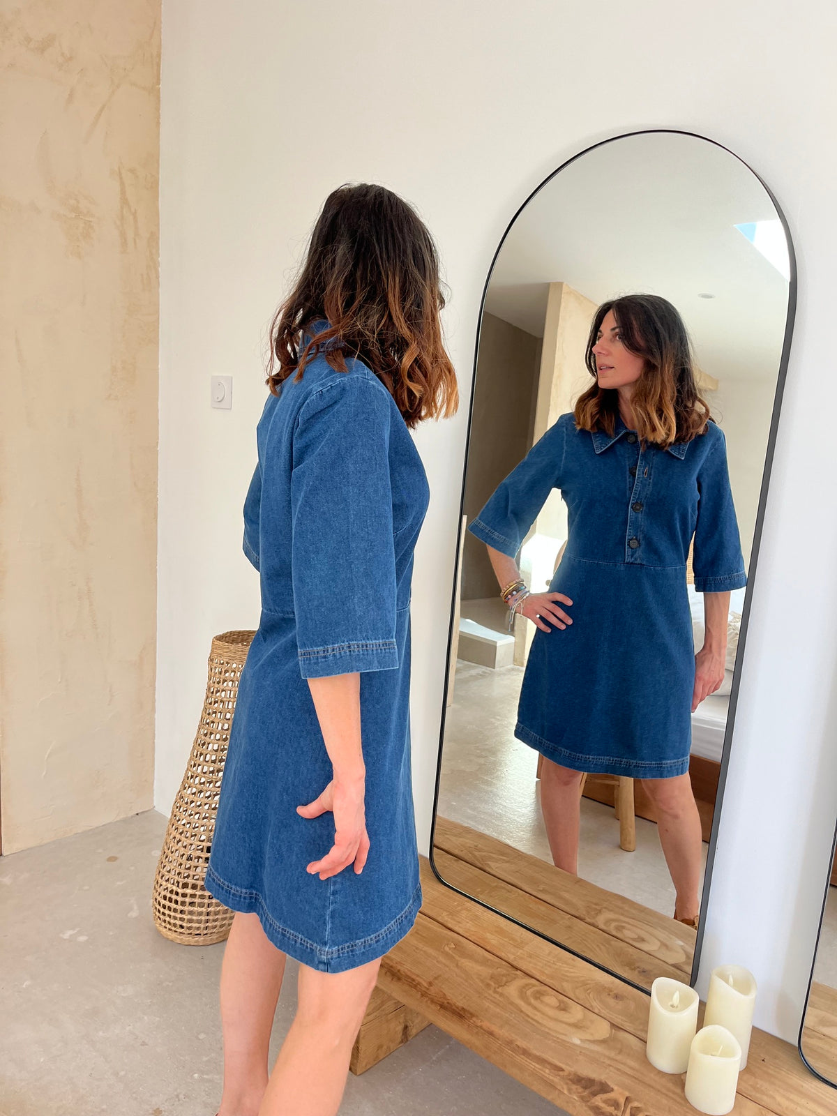 Robe en jean