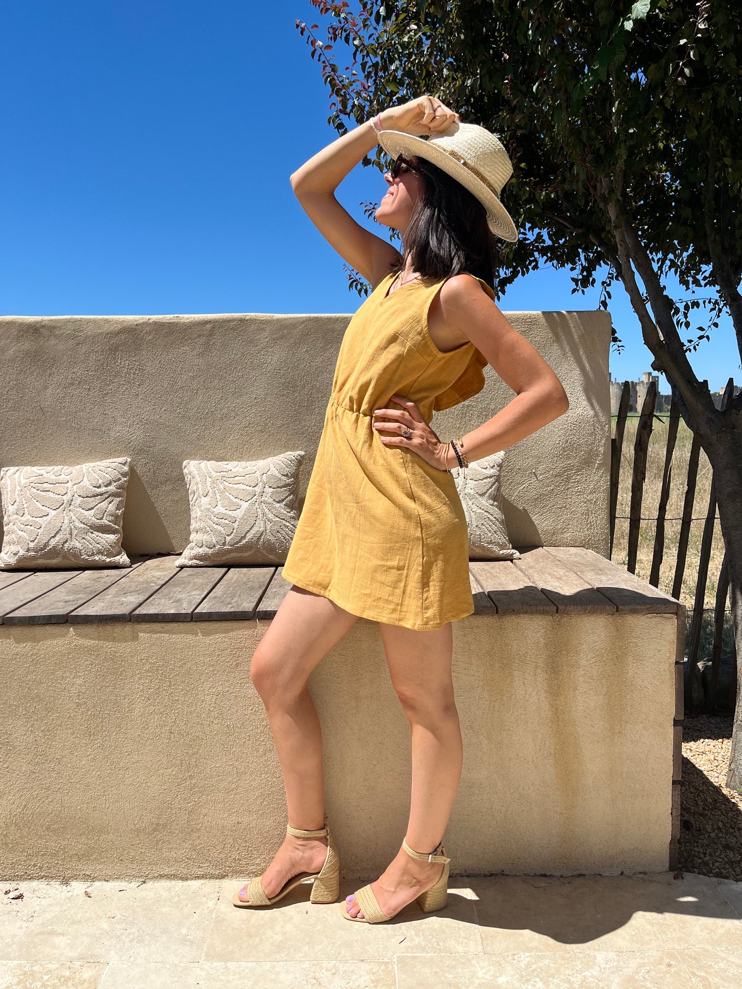 Robe Mathilde miel