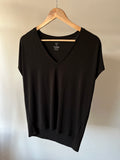 T-shirt lyocell noir