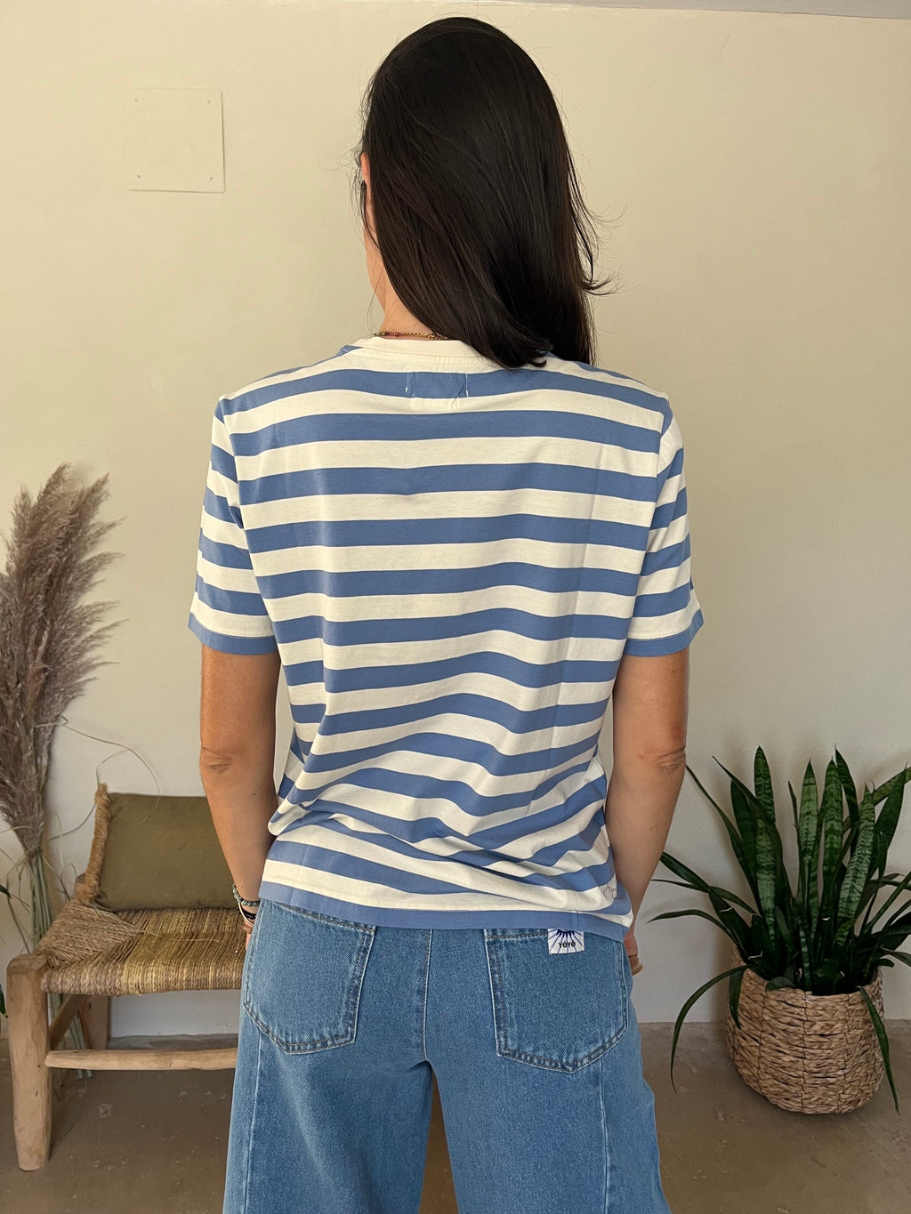 T-shirt bleu douceur