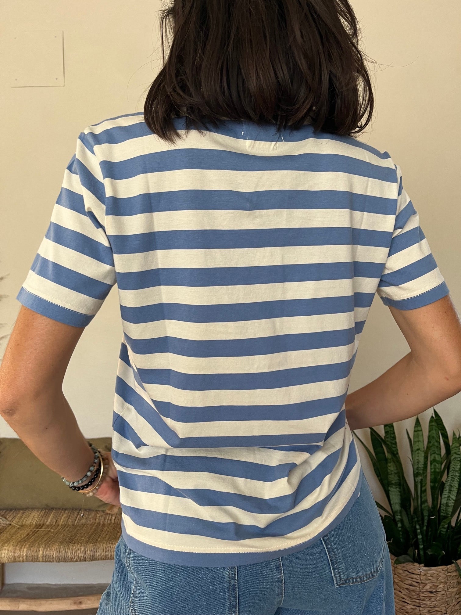 T-shirt bleu douceur